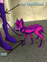radiodust art of alastor from hazbin hotel as an actual deer