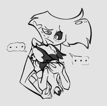 radiodust angel dust alastor cuddle art from hazbin hotel part 2