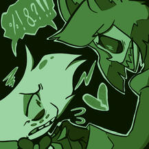 radiodust angel dust alastor rainbow week from hazbin hotel day 4